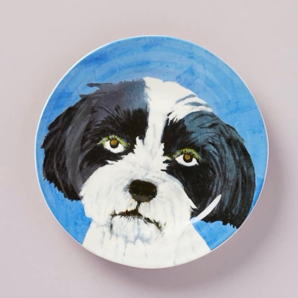Anthropologie Carole Akins Furry Friends Desert Plate & Mug Set 5 Pieces NWT - Picture 7 of 9